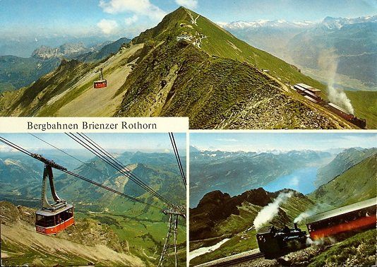 Cartoline postali: BRIENZ Brienzer Rothorn Bahn – Usato da Jona venduto da philajona
