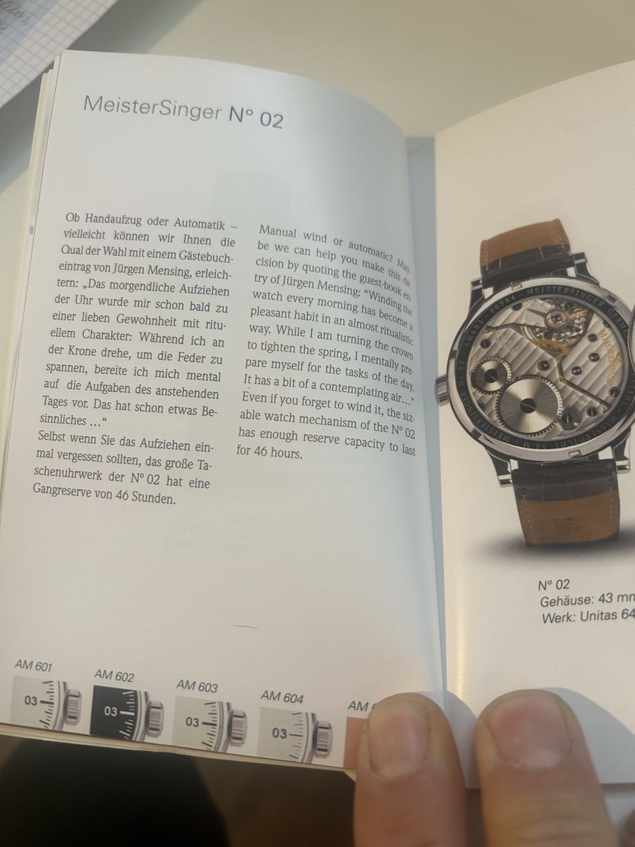 MeisterSinger Orologi: Meistersinger No 2 – Usato da Malters venduto da Ala6 3