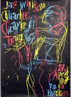 Jazz Willisau - Charles Gaile trio - Original Plakat