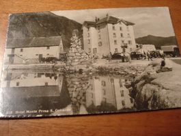 Hotel Monte Prosa, San Gottardo, um 1940. Feldpost-o