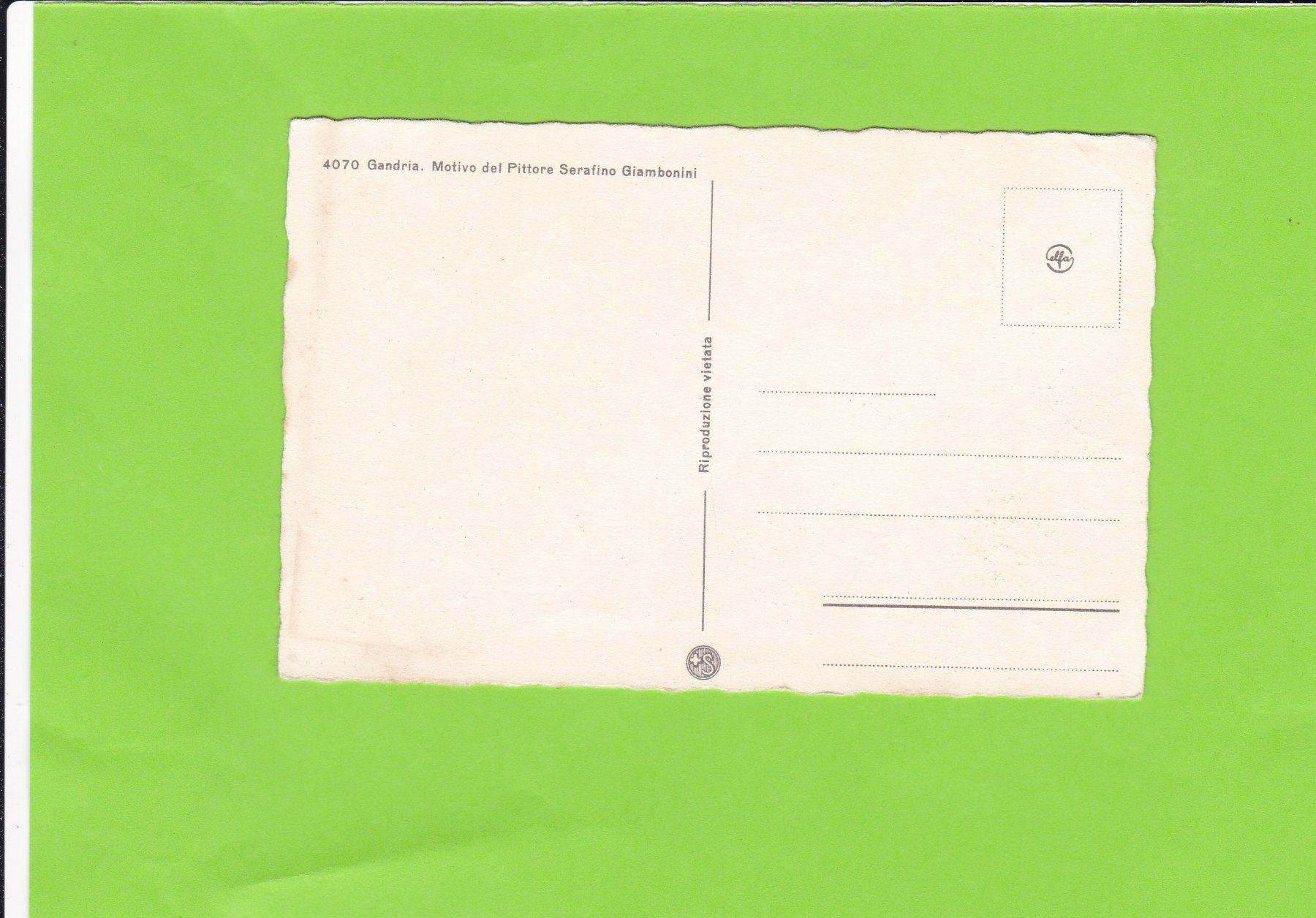 Cartoline postali: Gandria – Usato da St. Peterzell venduto da neckertal 1