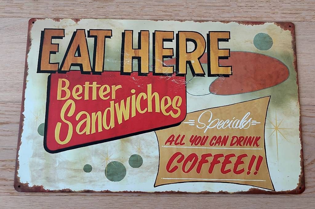 Ecriteaux: Retro-Style Blechschild – D'occasion à Rafz par MarcoSw85