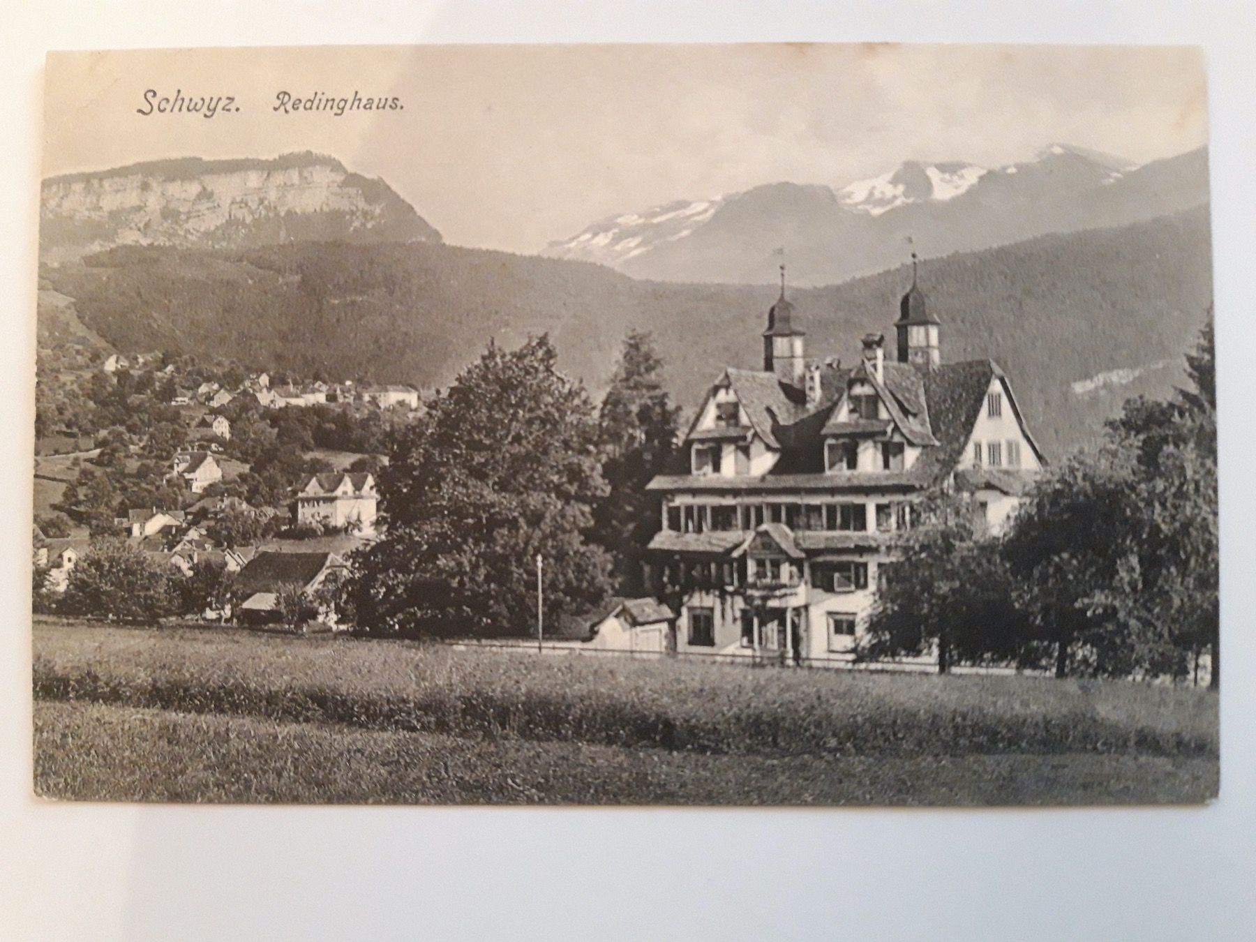 Cartoline postali: Schwyz Redinghaus – Usato da Sargans venduto da nicsam1815