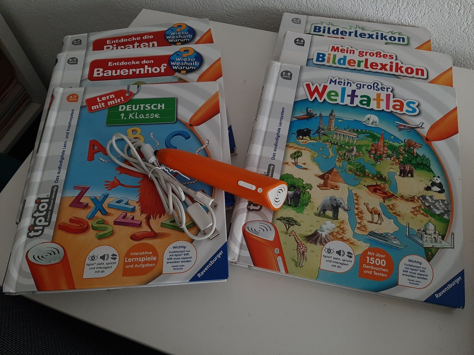 Libri: 6 x tiptoi Bücher mit Stift und Ladekabel – Usato da Konolfingen venduto da Mcumulus 1
