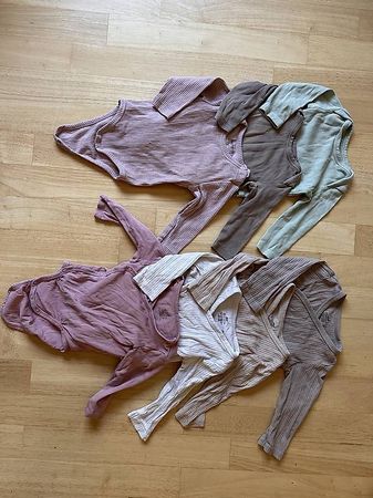 7 Langarmbodys/ Wickelbodys Grösse 68