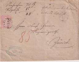 Strubel 24 ,schönes Couvert Küsnacht-Zürich, Spezialstempel+