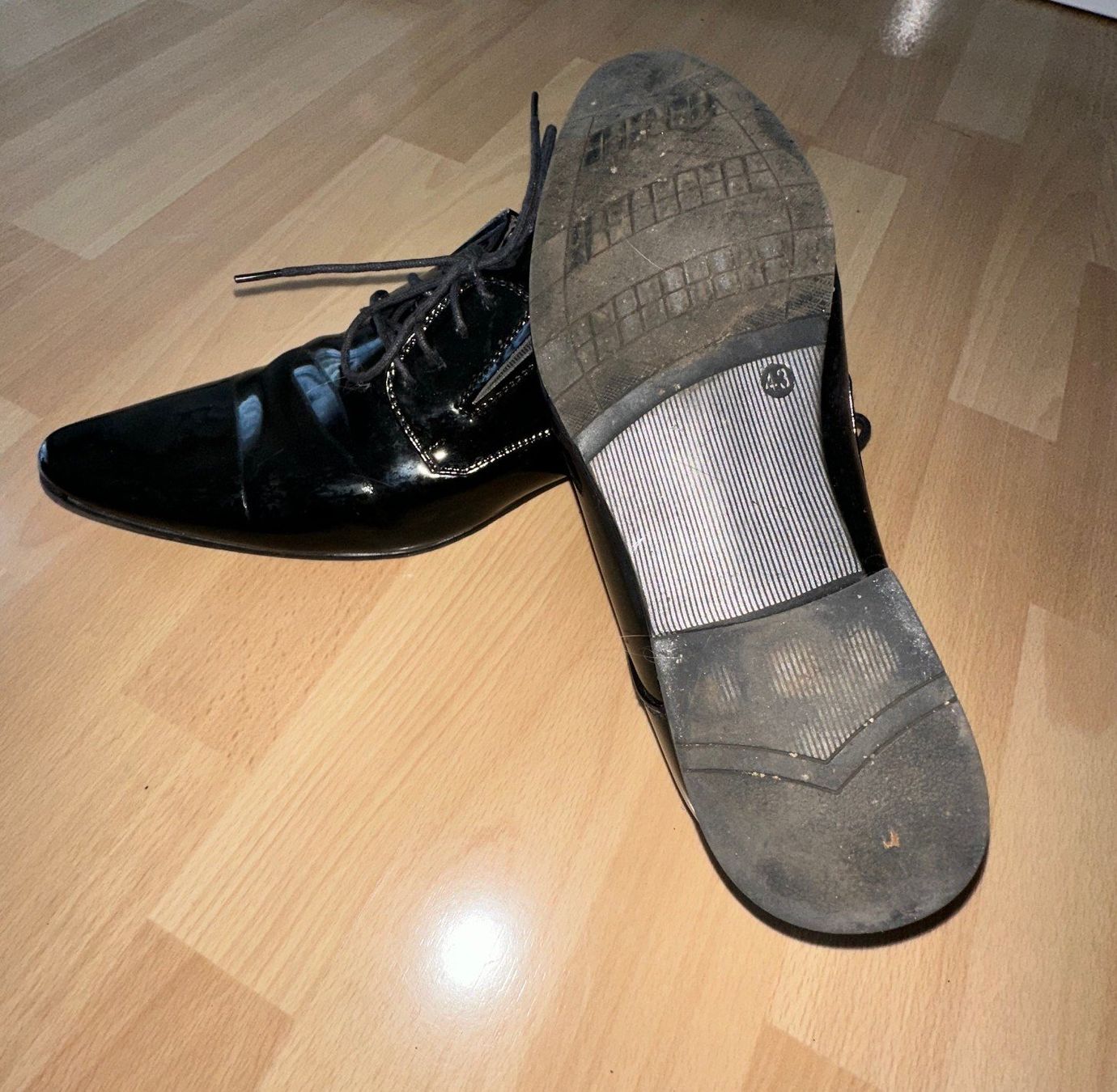 Scarpe da uomo: Angelo Litrico - Lackschuhe, schwarz, Grösse 43 – Usato da Auw venduto da beretta1966 6