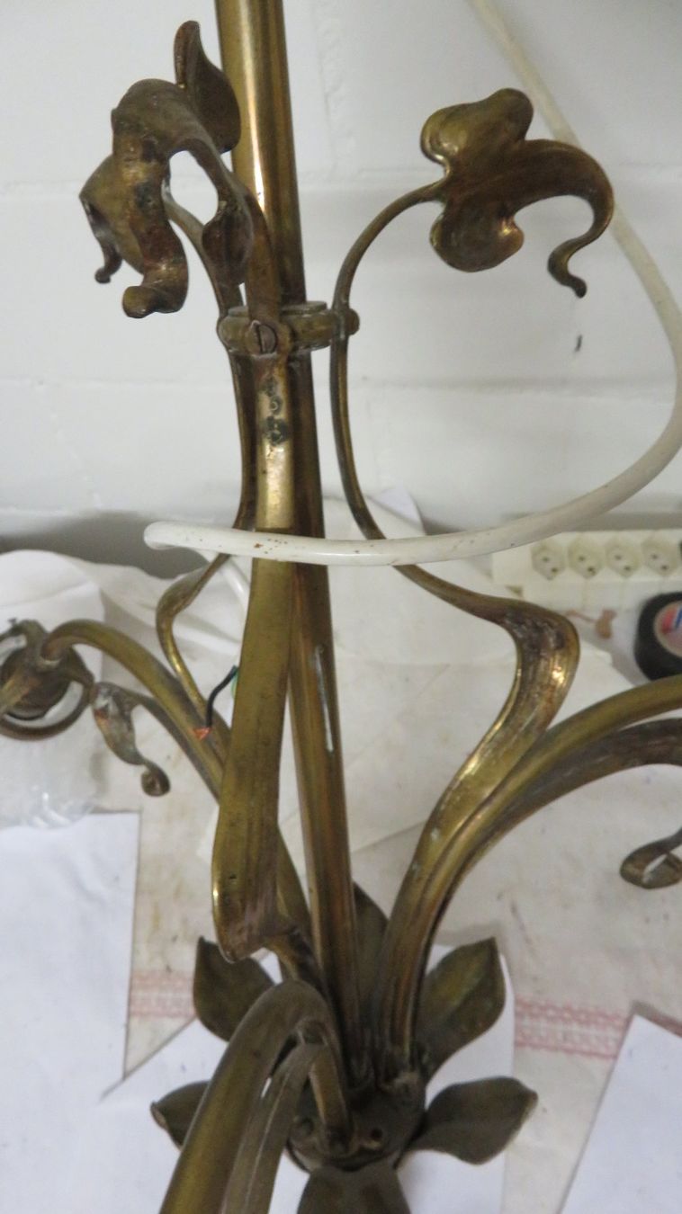 Lustres & lampes de plafonds: Deckenleuchte 3-armig Jugendstil messing – D'occasion à Wetzikon ZH par morda1954 5