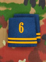 Schulterpatten Ord. 1949 Oberleutnant, Nr. 6, Set