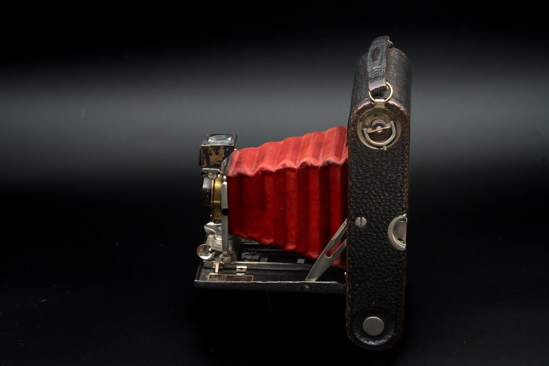 Kodak Fotocamera: Kodak No.3 Folding Pocket Camera Model E2 Bausch Lomb Shutte – Usato da Bern venduto da Shutter-Palace 4