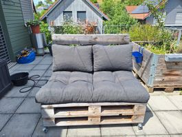 Paletten Lounge inkl. Kissen