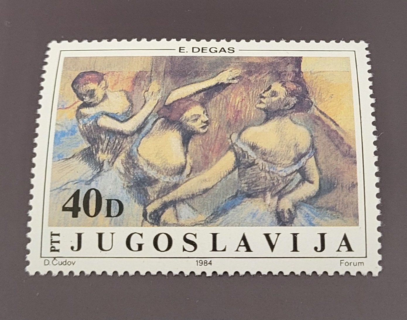 Tutti i francobolli: Jugoslawien 1984 Gemälde bei Degas – Nuovo (secondo la descrizione) da St Gallen venduto da Stampsalshobby