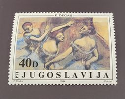 Jugoslawien 1984 Gemälde bei Degas