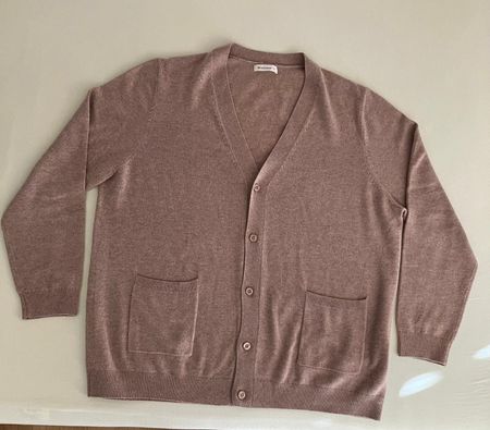 Cardigan: Cashmere & Merino - Grösse XXL
