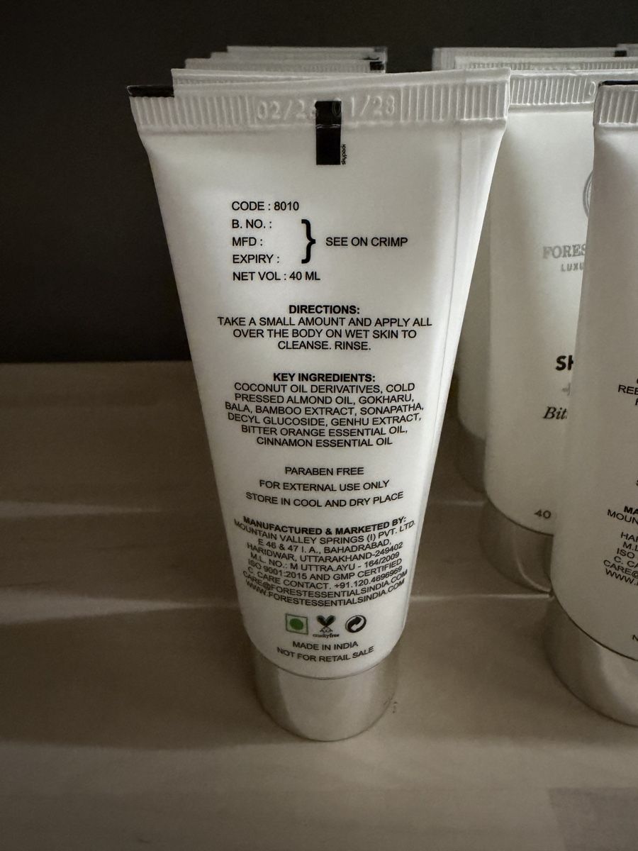 Doccia: Forest Essentials Ayurveda 5x Gel Douche 40mL – Nuovo e nell'imballaggio originale da Lausanne venduto da Stephaniesdressing 2