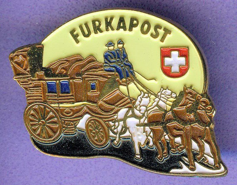 Plaquettes & Badges: PTT   POSTKUTSCHE  Furkapost – D'occasion à Winterthur par Sammleroase