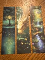 3x Lesezeichen-Buchzeichen- Traumwelt-Traum-Natur-Zauberwelt