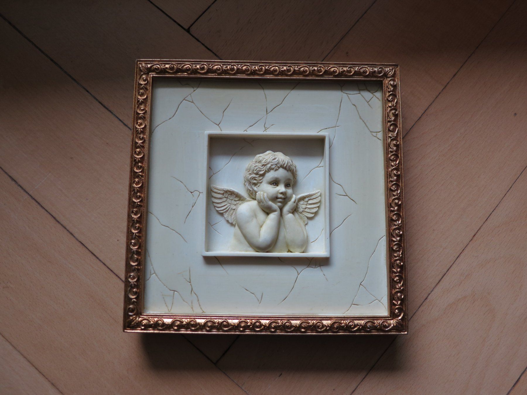 Foto & Immagini: 3 Engel, gerahmt, Bilder / Skulptur – Nuovo (secondo la descrizione) da Olten venduto da Lilafarben 2