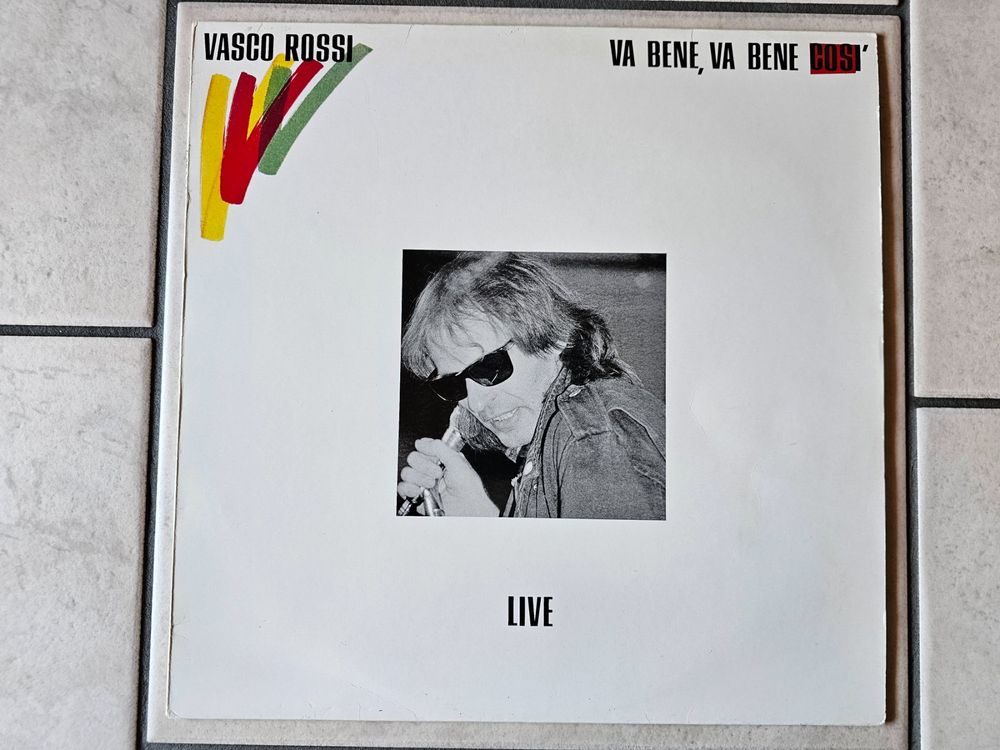 Vasco Rossi Va Bene, Va Bene Cosi LIVE / LP Kaufen auf Ricardo