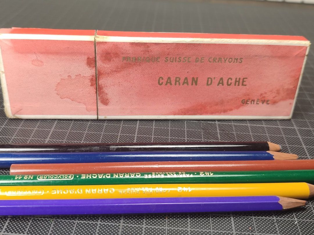 Penna & Evidenziatori: Wunderschöner Caran d ashe Farbkasten Karton – Usato da Gelterkinden venduto da MYSTOREFORYOU4460