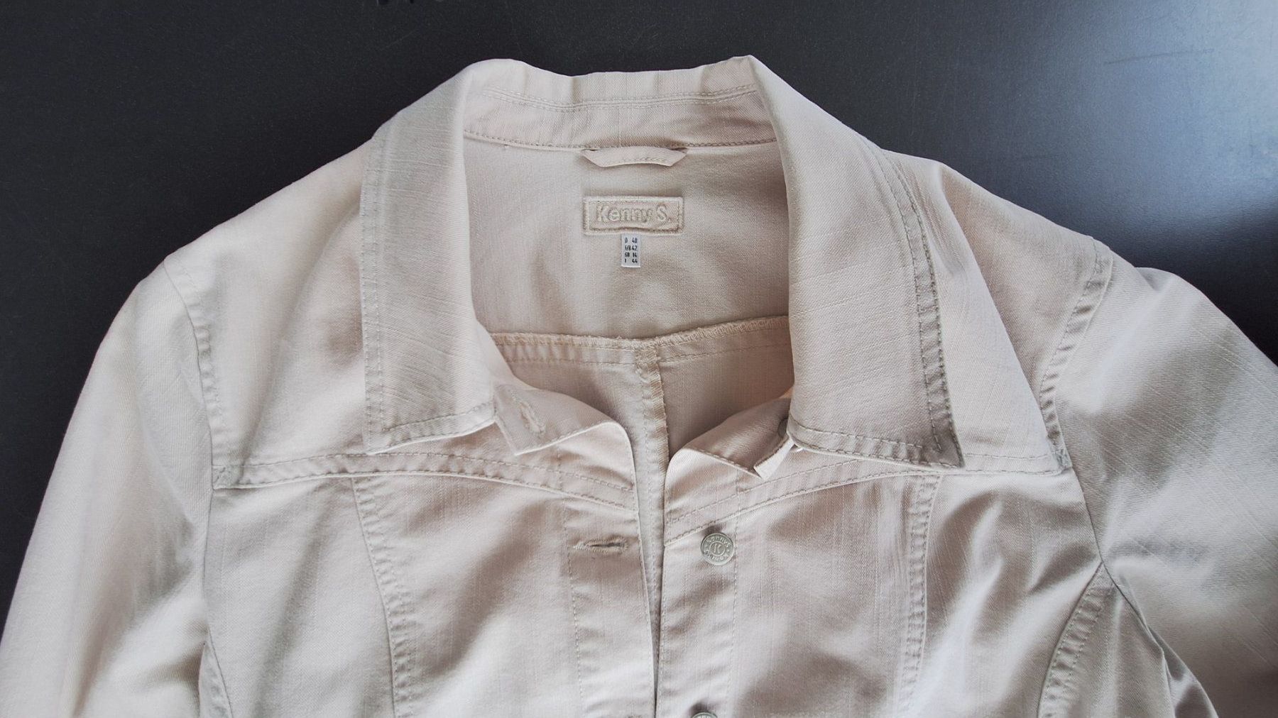 Giacche: KennyS Jeansjacke hellbeige Gr. M – Usato da Flawil venduto da Seestern5 2