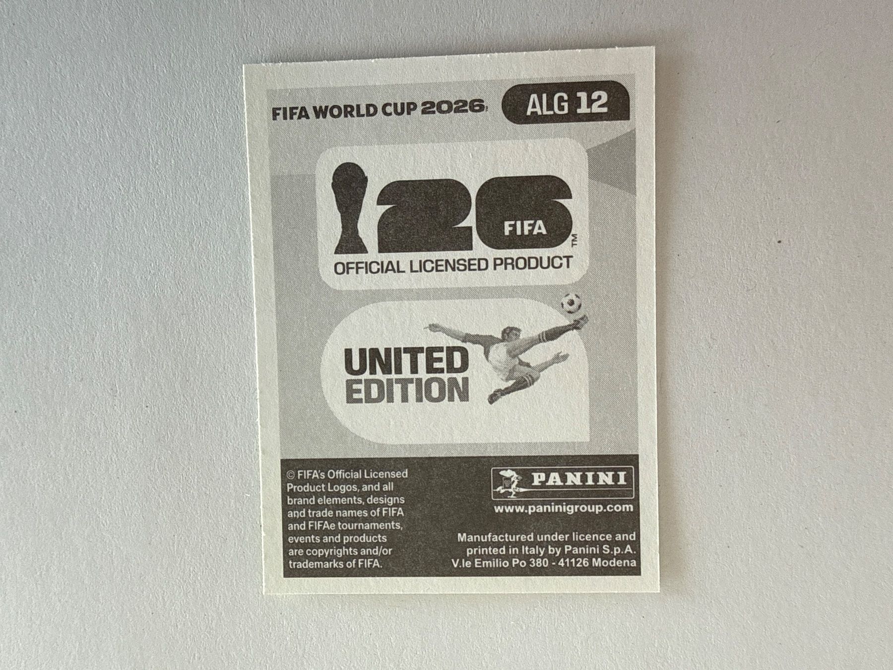 Panini Carte collezionabili: Bentaleb ALG12 - Panini CH Edition WM 2026 – Nuovo (secondo la descrizione) da Grenchen venduto da nicus_aveiro 1