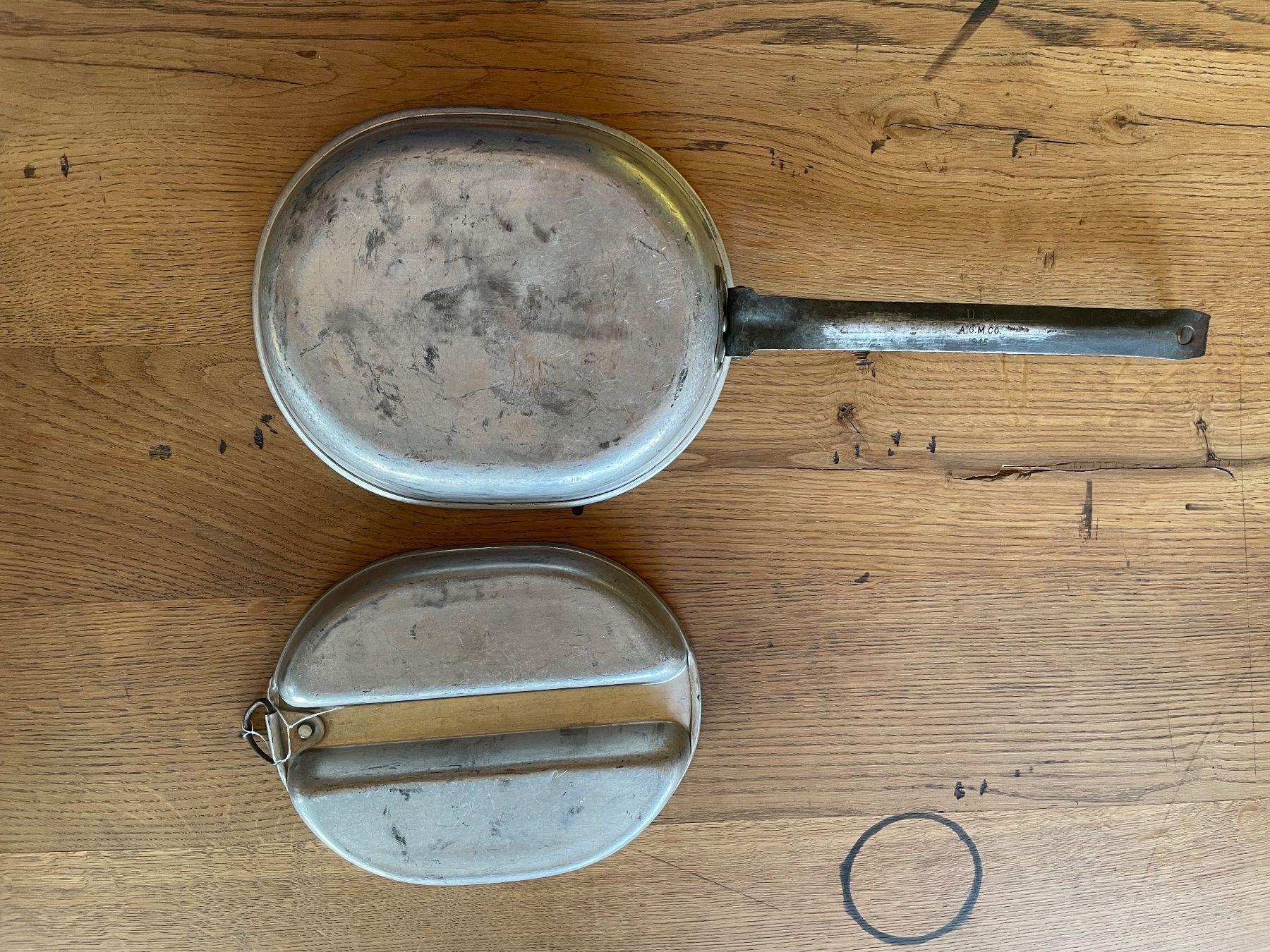 US Army Uniformi: Original WW2 us Army Meat Can – Usato da Oberbütschel venduto da Woodie2005 3
