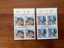 1993  CH Erstag gest.Viererblock mit Tab  (K188)