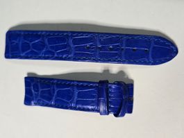 Original Ebel 3014CH Alligatorband blau 20/18 mm