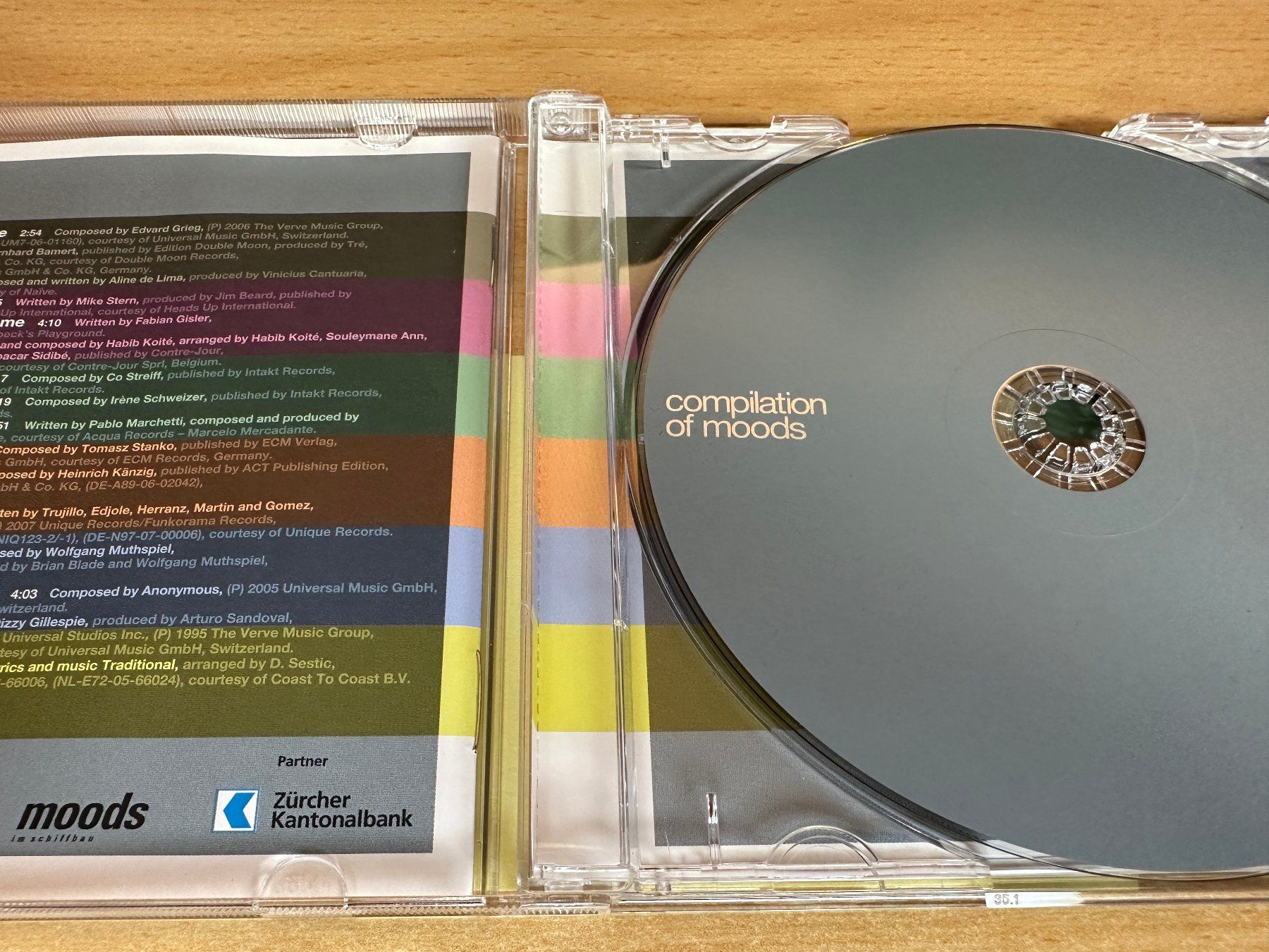CD: Various – Compilation Of Moods – Usato da Rikon im Tösstal venduto da Alpenmutz 2