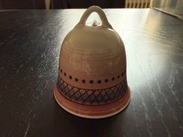 Handgemachte Glocke aus Keramik, Vintage, Herbstdeko 🔔