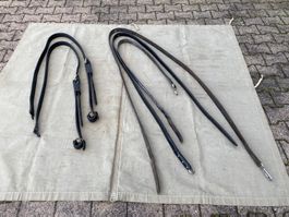 5 Zugstrangen aus Leder für Pferdegeschirr