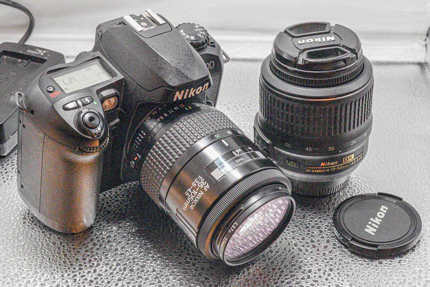 Nikon Fotocamera: Nikon D100 modifié IR avec 2 objectifs, 2 cartes – Usato da Satigny venduto da Fmd 2