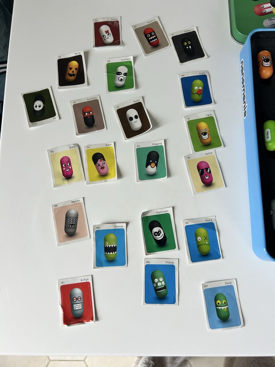 Migros Giochi: Nano mania complet + doubles + stickers – Usato da Lausanne venduto da mmangiol 3