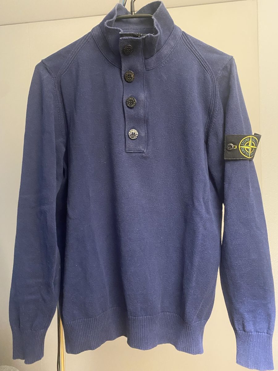Stone Island Pullover & Sweatshirts: ORIGINAL STONE ISLAND PULLOVER BLAU S NP: 320 BEI BREUNINGER – Gebraucht aus Birr von rockie53