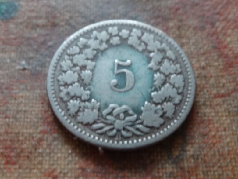 Tutti le monete: 5 Rp. 1883  (D) – Usato da Romanel-sur-Lausanne venduto da Swift13 1