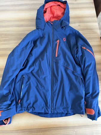 Scott Skijacke blau orange Grösse M Top Zustand