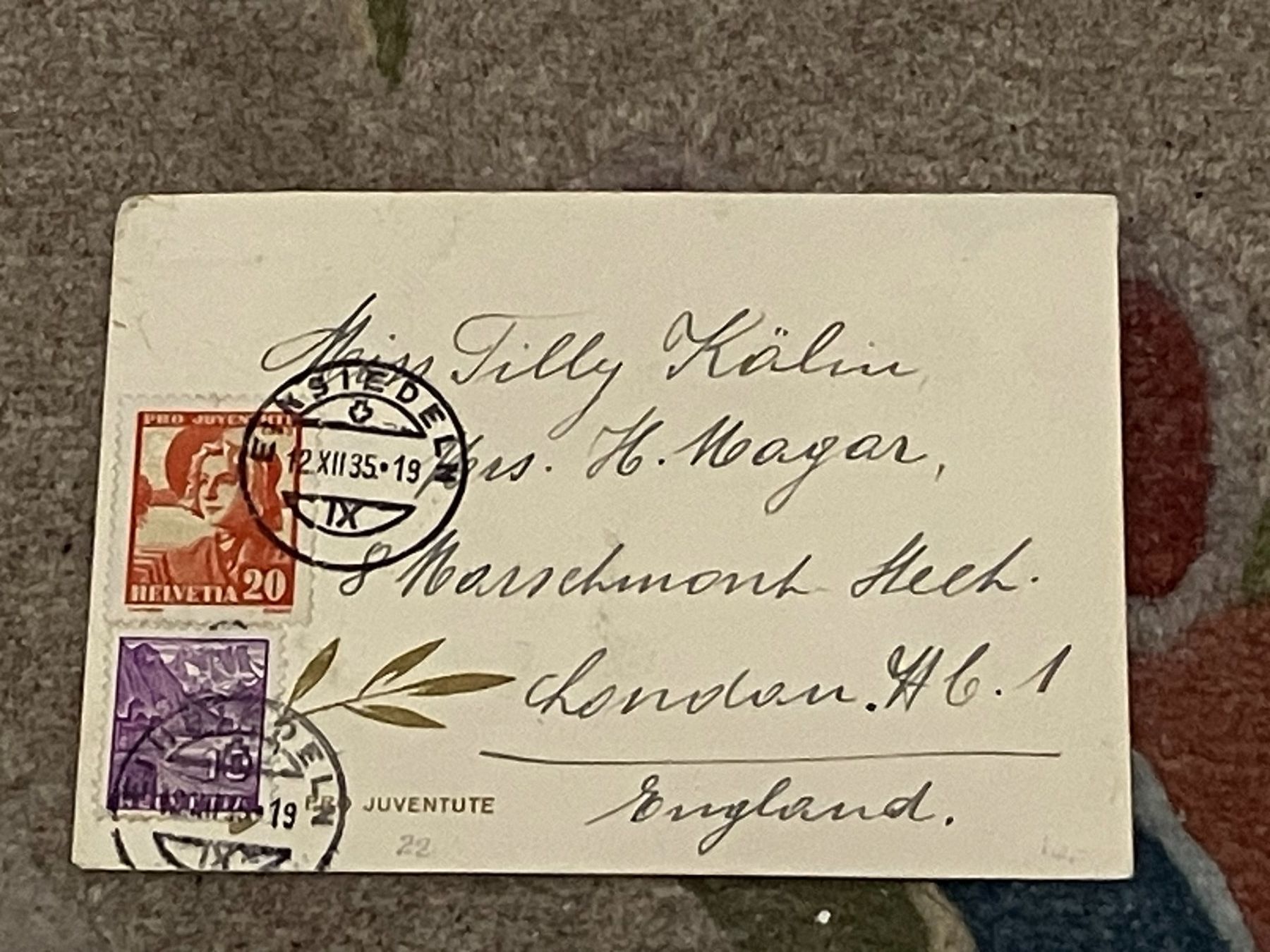 Alle Briefmarken: 1 Brieflein Pro Juventute – Neu (gemäss Beschreibung) aus Koblenz von mar_c2pj