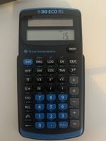 Taschenrechner Texas Instruments TI-30 ECO RS, Solar, gebrau