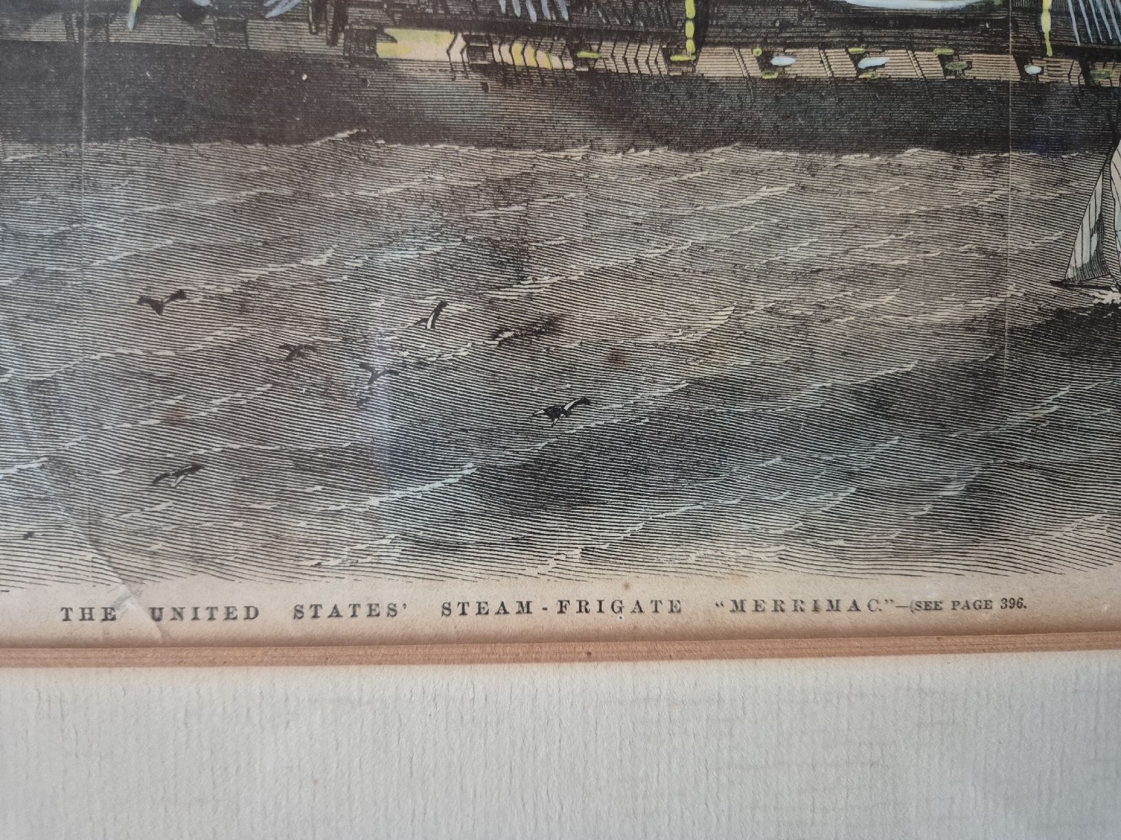 Foto & Immagini: Historischer Stich: USS Merrimack – Usato da Trogen venduto da same4you 1
