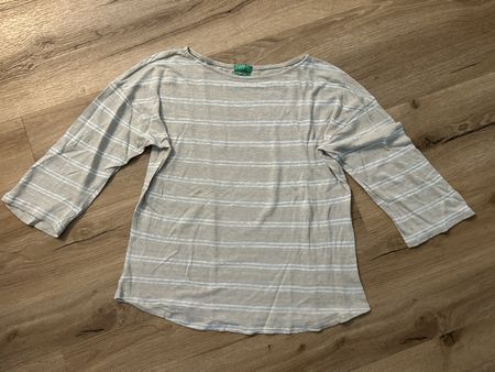 United Colors of Benetton Pullover  reine Leinen gestreift