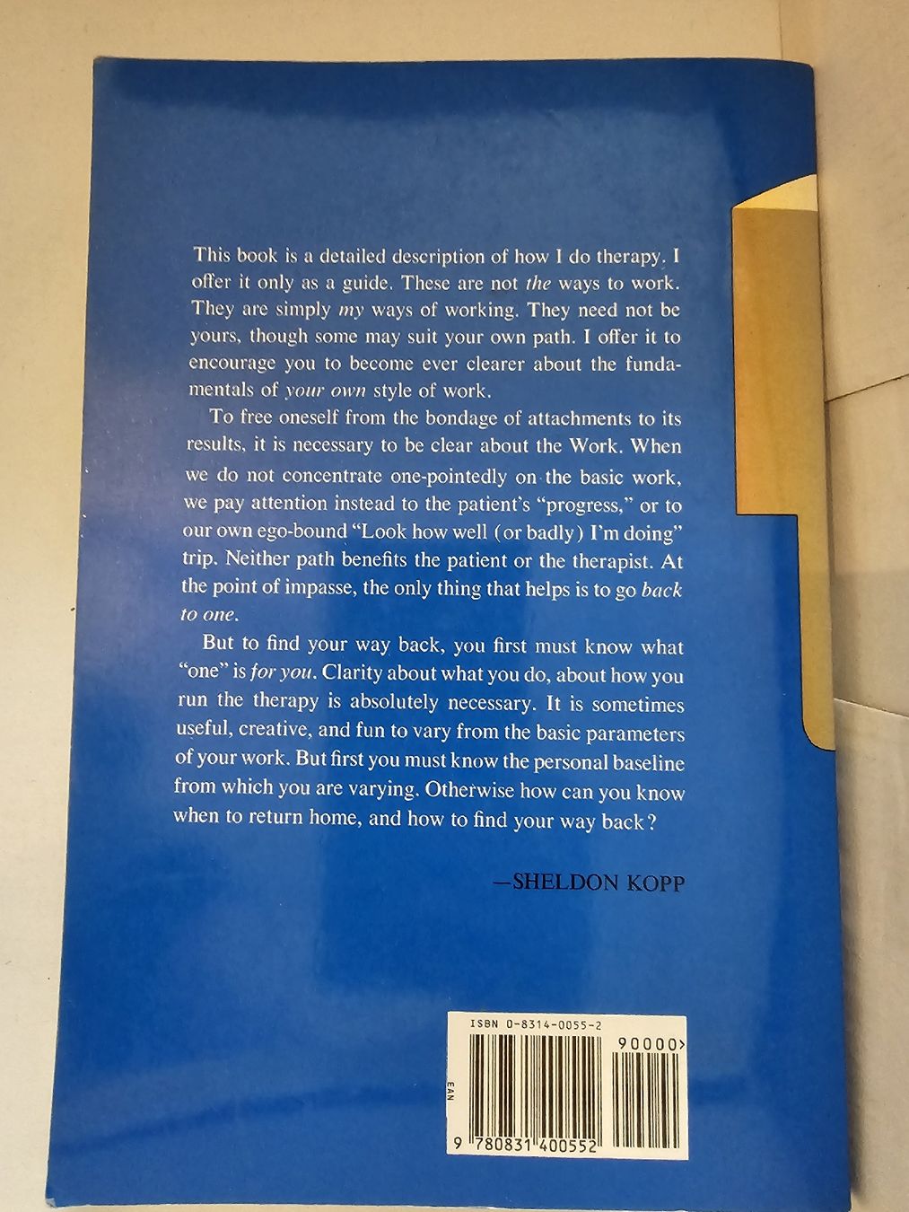 Bücher: Back to One - Sheldon Kopp  – Gebraucht aus Gland von Vee_0 1