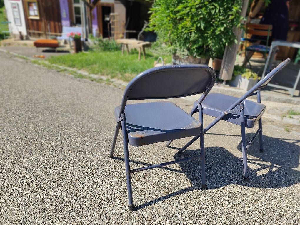 Sedie: Metallstühle - klappbar – Usato da Basel venduto da Metallier 1