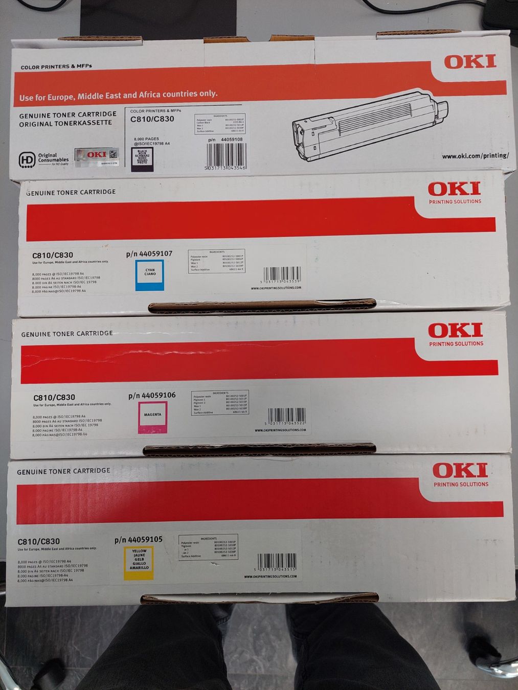Oki Druckerpatronen & Toner: OKI Toner – Neu und originalverpackt aus Schwarzenburg von coschu