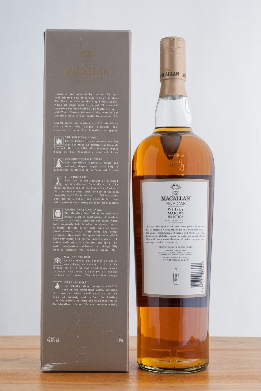 Macallan Bevande alcoliche: Macallan - Fine Oak - Whisky Maker's Selection - 1 Liter – Nuovo e nell'imballaggio originale da Zofingen venduto da maltpoint 2