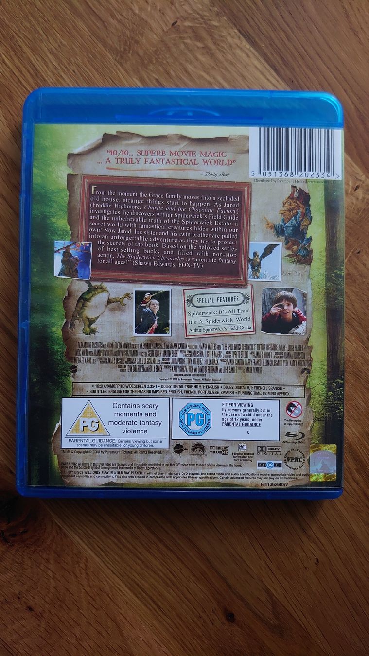 Tutti i DVDs: The Spiderwick Chronicles – Usato da Pfäffikon SZ venduto da Wild0 1