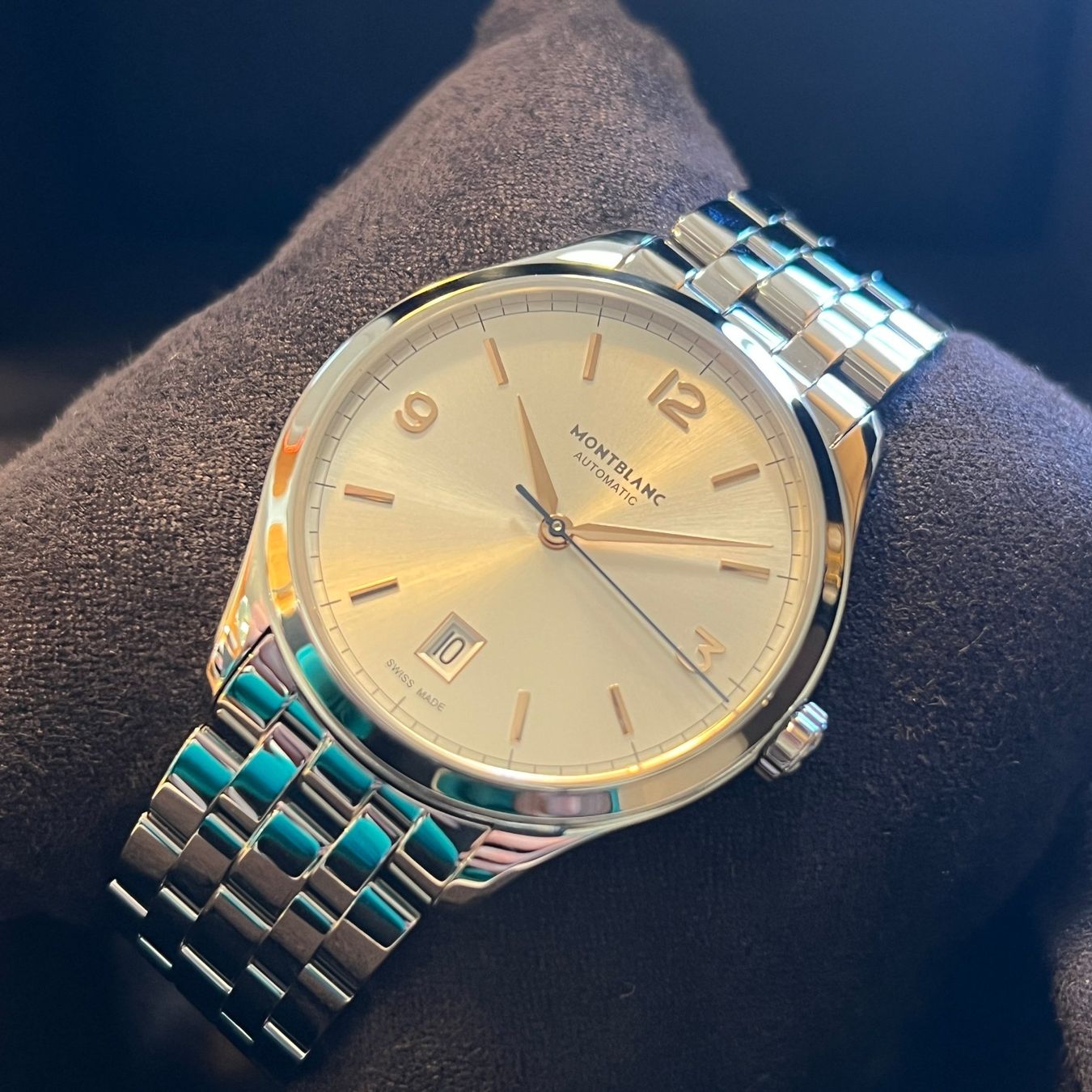 Montblanc Orologi: Montblanc Heritage Automatic Full Set 7345 – Usato da Carouge GE venduto da Watchaser 8