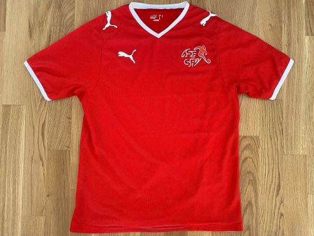 ORIGINAL SCHWEIZ NATI EM 2008 MAILLOT SUISSE PUMA SVIZZERA S