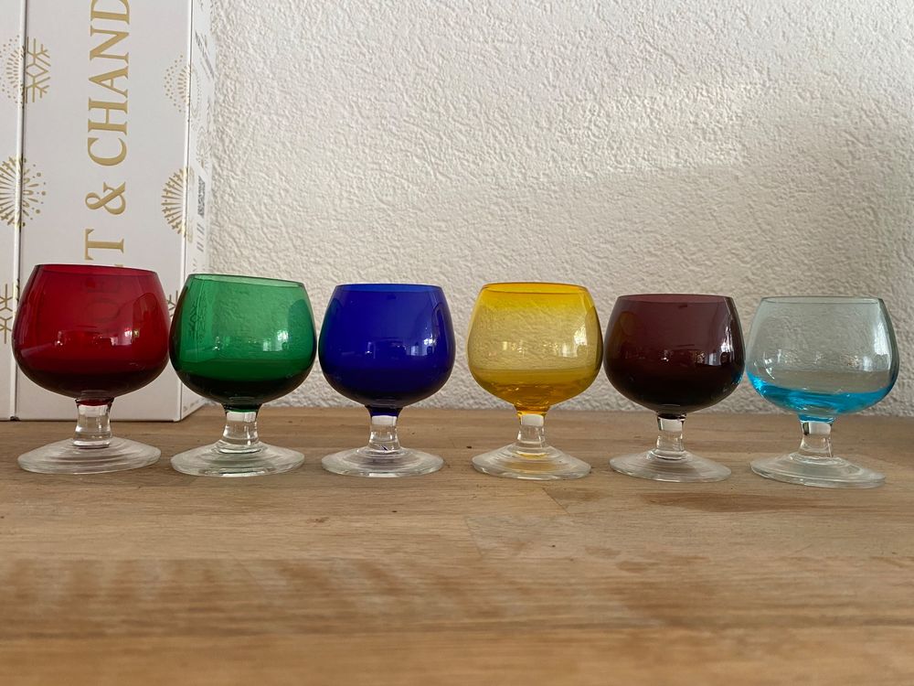 Italienische Glaser Bunt Mundgeblasen