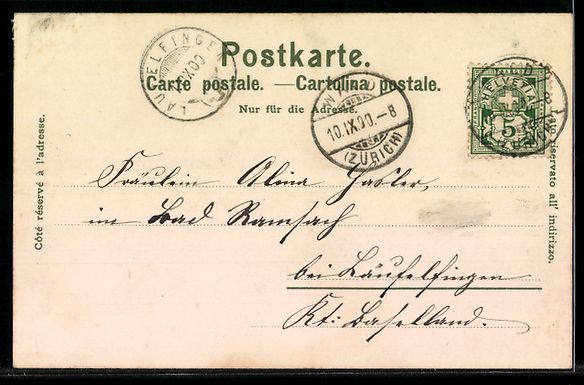 Cartes postales: Litho Wald, Totalansicht und Lungensanat – D'occasion à Berlin par bartko-reher 1